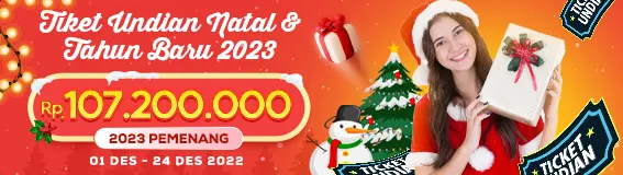 Tiket Undian Natal & Tahun Baru 2023