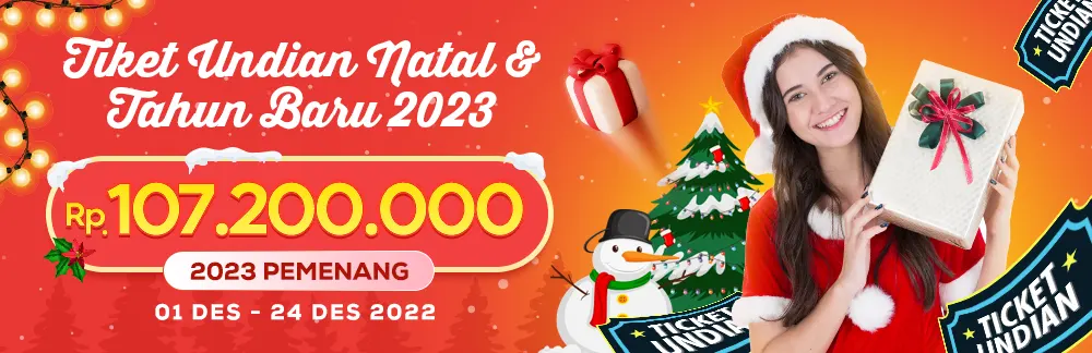 Promo Natal & Tahun Baru 2023 Tiket Undian