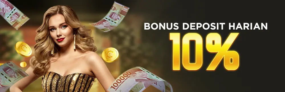 Bonus Deposit Harian 10%