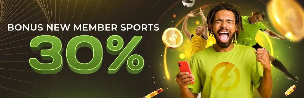 Welcome Bonus sports 30%