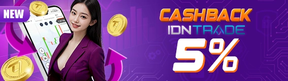 Bonus cashback IDNTRADE 5%