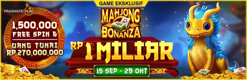 Mahjong Bonanza 1 Miliar Rewards